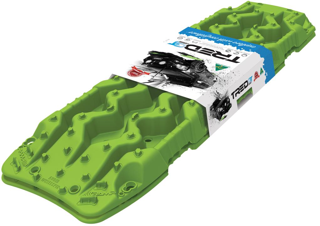 TRED GT Recovery Boards - Fluro Green TREDGTGR