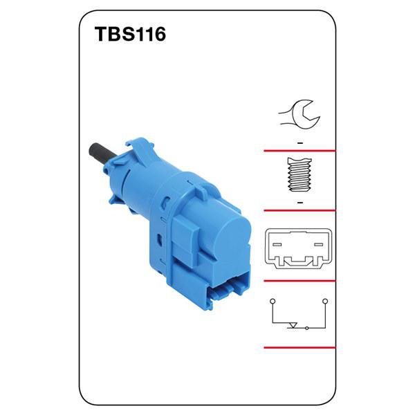 Tridon Brake Light switch TBS116