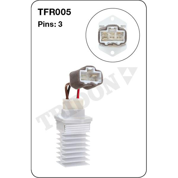 Tridon AC Blower Motor Resistor TFR005
