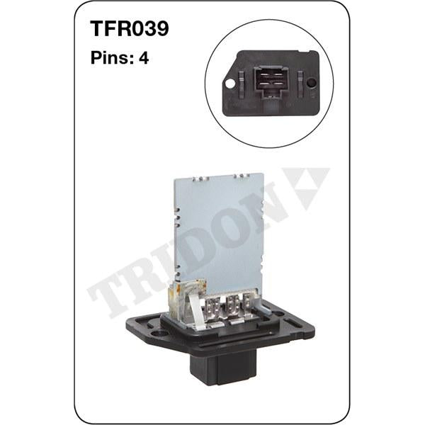 Tridon AC Blower Motor Resistor TFR039
