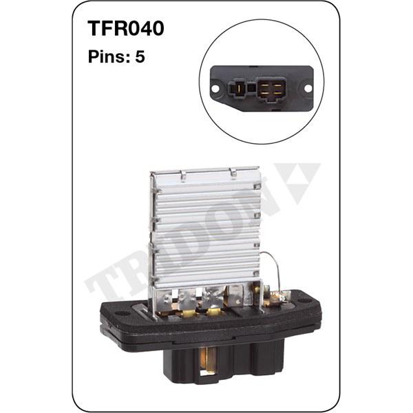 Tridon AC Blower Motor Resistor TFR040