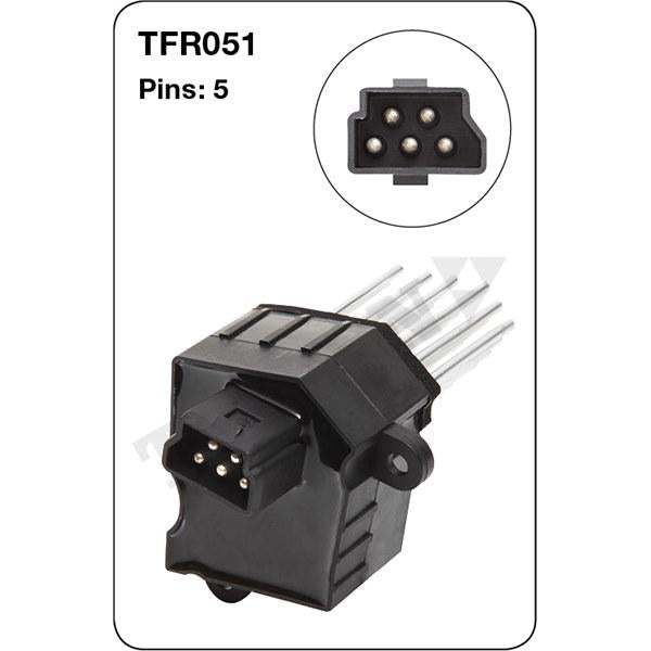 Tridon AC Blower Motor Resistor TFR051