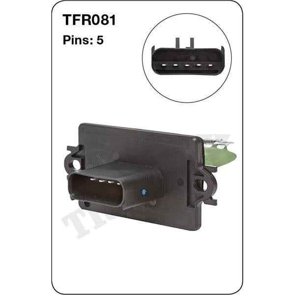 Tridon AC Blower Motor Resistor TFR081