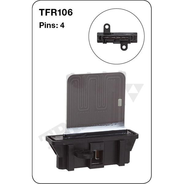 Tridon AC Blower Motor Resistor TFR106