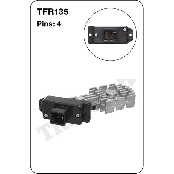 Tridon AC Blower Motor Resistor TFR135
