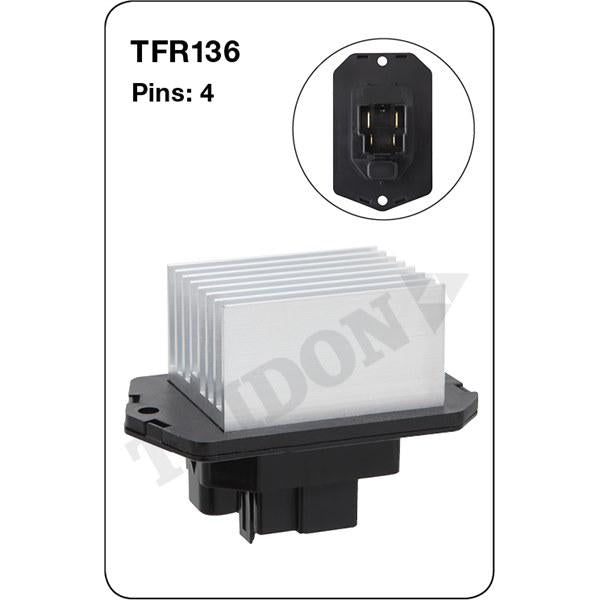 Tridon AC Blower Motor Resistor TFR136