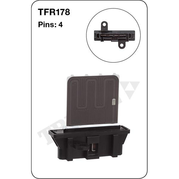 Tridon AC Blower Motor Resistor TFR178