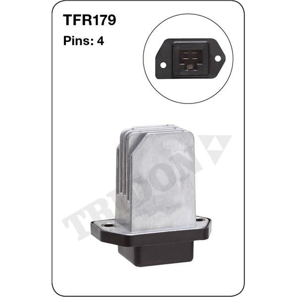 Tridon AC Blower Motor Resistor TFR179
