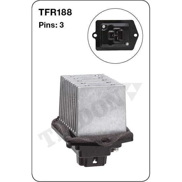 Tridon AC Blower Motor Resistor TFR188