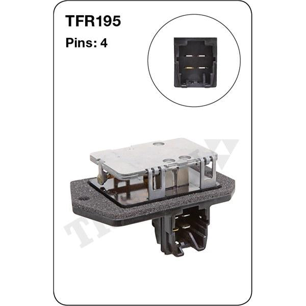Tridon AC Blower Motor Resistor TFR195