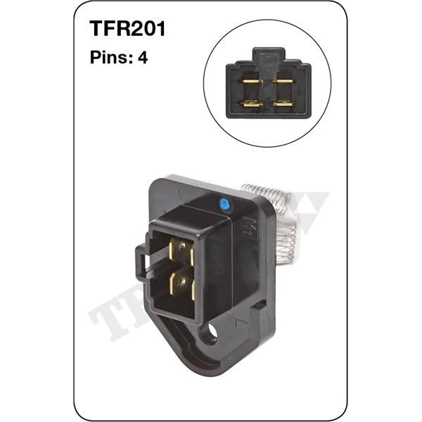 Tridon AC Blower Motor Resistor TFR201