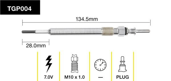 Tridon Glow Plug TGP004