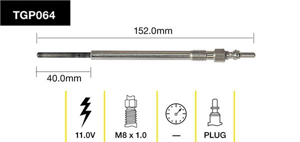 Tridon Glow Plug TGP064
