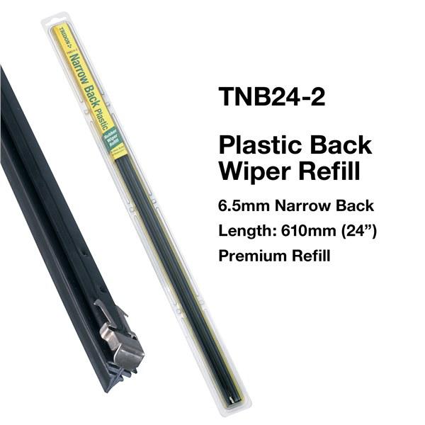 Tridon Wiper Refill Plastic Narrow Back TNB24-2