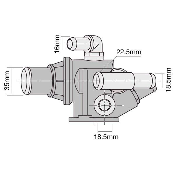 Tridon Thermostat Boxed TT1120-181P