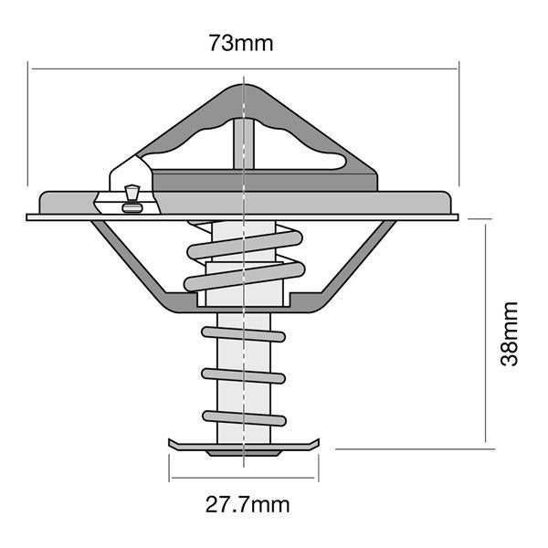 Tridon Thermostat (High Flow) TT286-192P