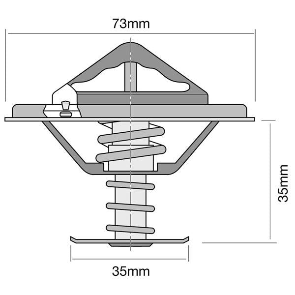 Tridon Thermostat Blister Pack (High Flow) TT331-180