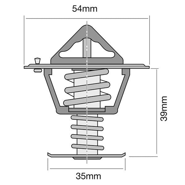 Tridon Thermostat (High Flow) TT354-180P