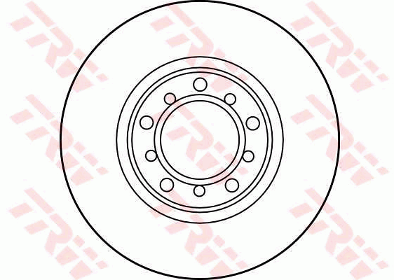 TRW Brake Rotor Single 278mm Front DF1573S
