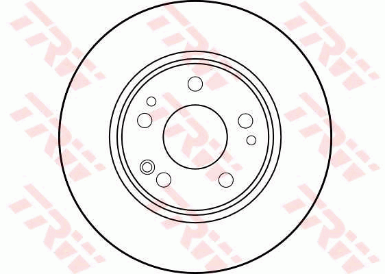TRW Brake Rotor Single 284mm Front DF1581S