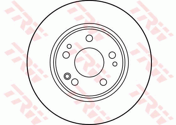 TRW Brake Rotor Single 284mm Front DF1585S
