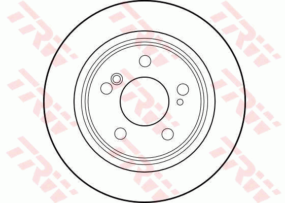TRW Brake Rotor Single 278mm Rear DF1595S