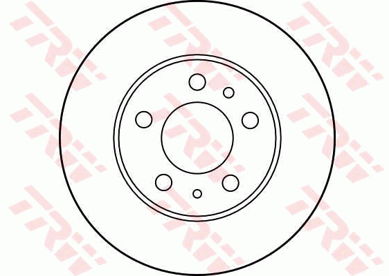 TRW Brake Rotor Single 263mm Front DF1687S