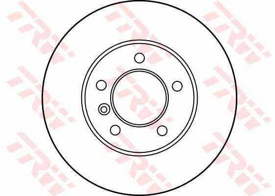 TRW Brake Rotor Single 291mm Front DF1804S