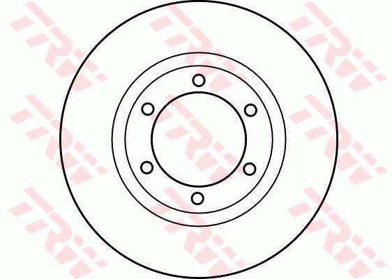 TRW Brake Rotor Single 282mm Front DF2025S