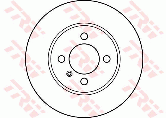 TRW Brake Rotor Single 260mm Front DF2550S