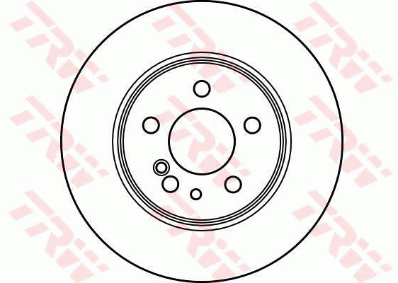 TRW Brake Rotor Single 290mm Rear DF2594S