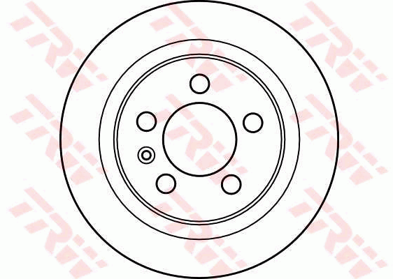 TRW Brake Rotor Single 280mm Front DF2619S