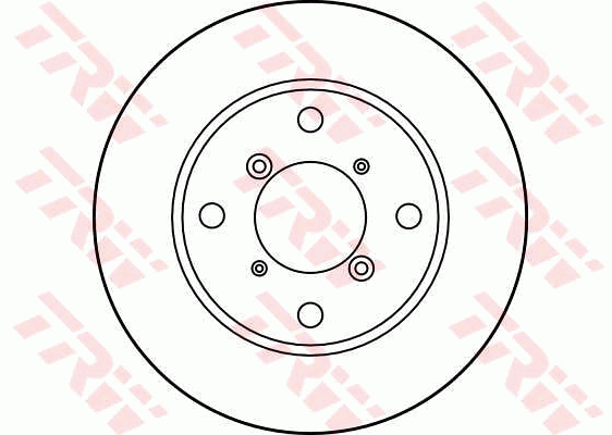TRW Brake Rotor Single 250mm Front DF3106S