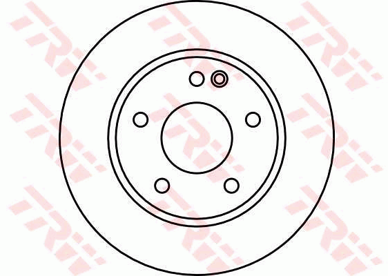 TRW Brake Rotor Single 260mm Front DF4034S