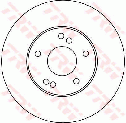 TRW Brake Rotor Single 280mm Front DF4090S