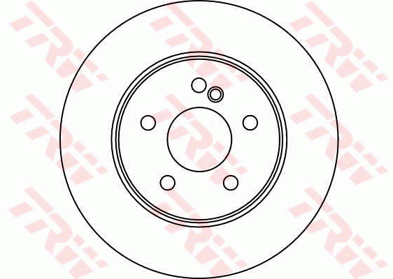 TRW Brake Rotor Single 290mm Rear DF4134S
