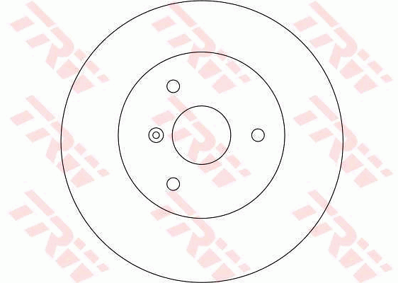 TRW Brake Rotor Single 280mm Front DF4135S