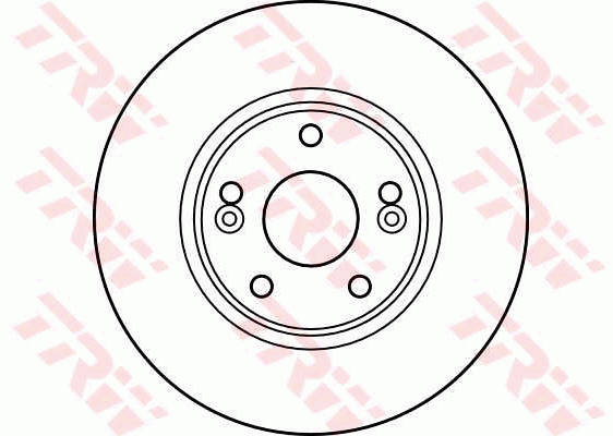 TRW Brake Rotor Single 280mm Front DF4179S
