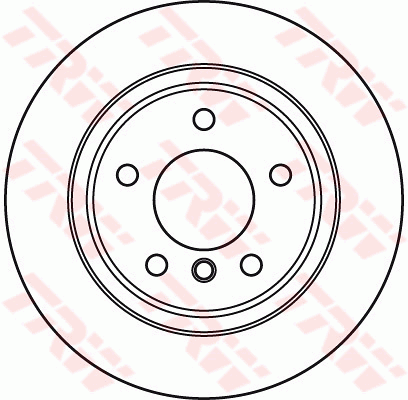 TRW Brake Rotor Single Rear DF6033S