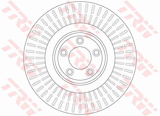 TRW Brake Rotor 355mm Front DF6146S