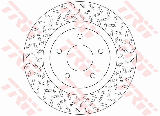 TRW Brake Rotor 294mm Front DF6206S