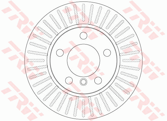 TRW Brake Rotor Single 284mm Front DF6255S