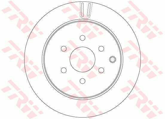 TRW Brake Rotor 307.6mm Rear DF6289S