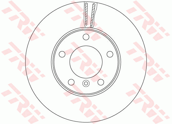 TRW Brake Rotor 315mm Front DF6478S