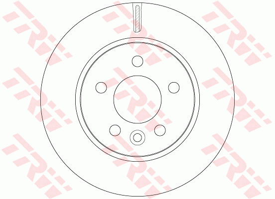 TRW Brake Rotor 302mm Front DF6482S