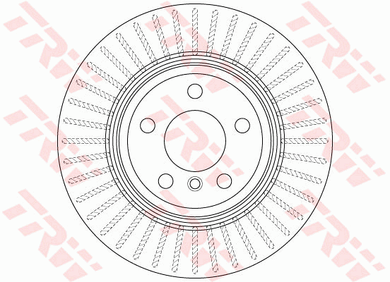 TRW Brake Rotor 330mm Rear DF6512S