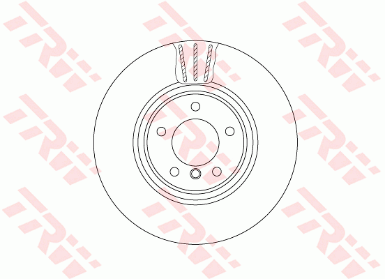 TRW Brake Rotor 338mm Front DF6609S