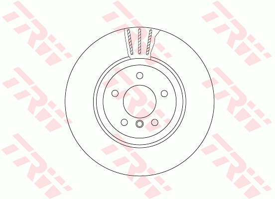 TRW Brake Rotor 345mm Rear DF6624S