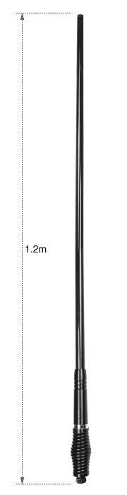 Uniden Fibreglass Raydome Antenna Black (6.6 dBi Gain)