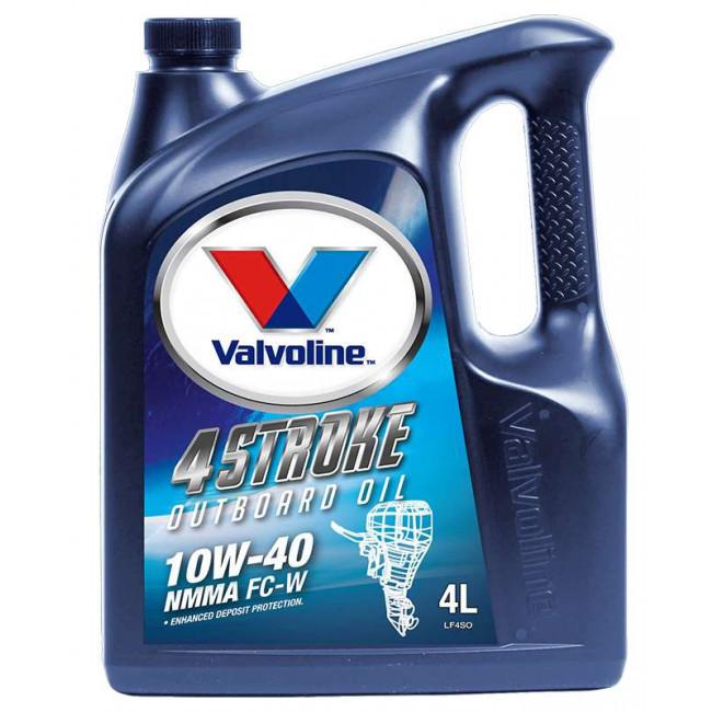 Valvoline 2 Stroke Marine Outboard Engine Oil NMMA FC-W 10W-40 4L 1111.04